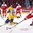 MONTREAL, CANADA - DECEMBER 26: Denmark's Jeppe Korsgaard #9 reaches for the puck while Sweden's Lias Andersson #15 defends during preliminary round action at the 2017 IIHF World Junior Championship. (Photo by Andre Ringuette/HHOF-IIHF Images)

